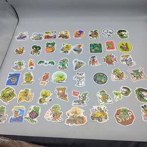 48 Ed BIG DADDY Roth RAT FINK Hot Rod Art 2.5" Matte Vinyl Decal Stickers
